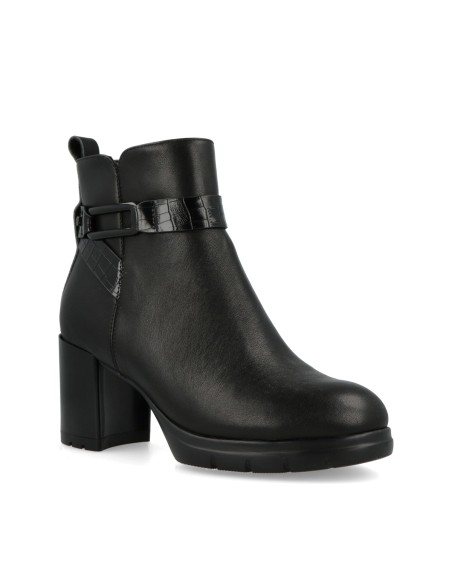 Impronte Fenice Buckle Leath Lederstiefeletten 7 cm Absatz